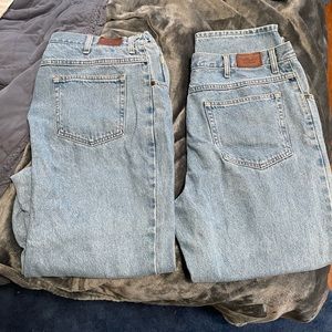 Two men’s LL bean jeans